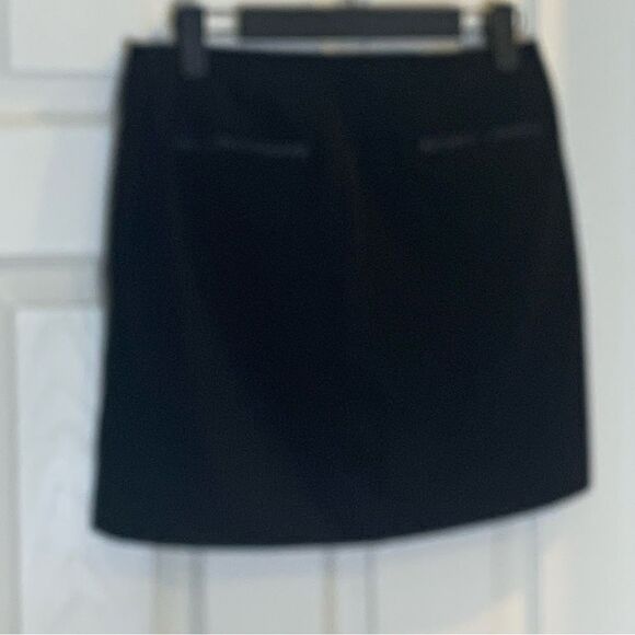 Theory Stila Leather Wrap Mini Skirt Size 2 - Picture 7 of 13